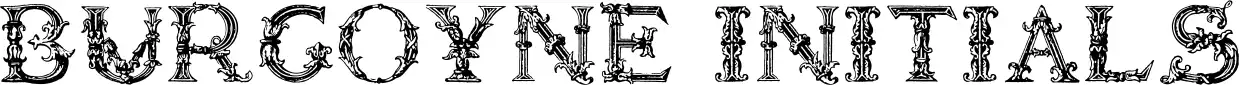 Burgoyne Initials