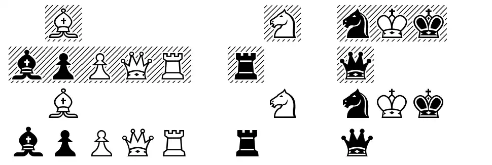 Chess Alpha Specimen Chess Alphafont specimens
