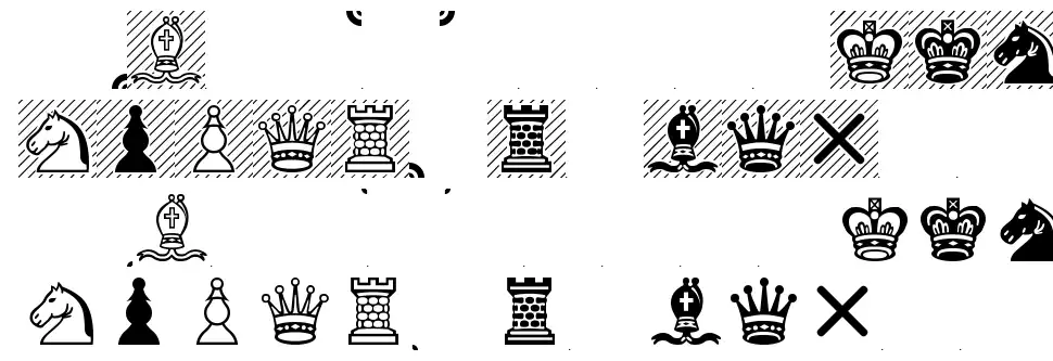 Chess Leipzig Specimen Chess Leipzigfont specimens