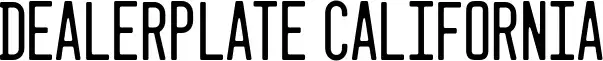 Dealerplate California