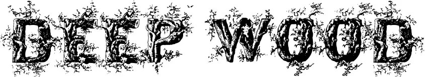 Deep Woods Initials