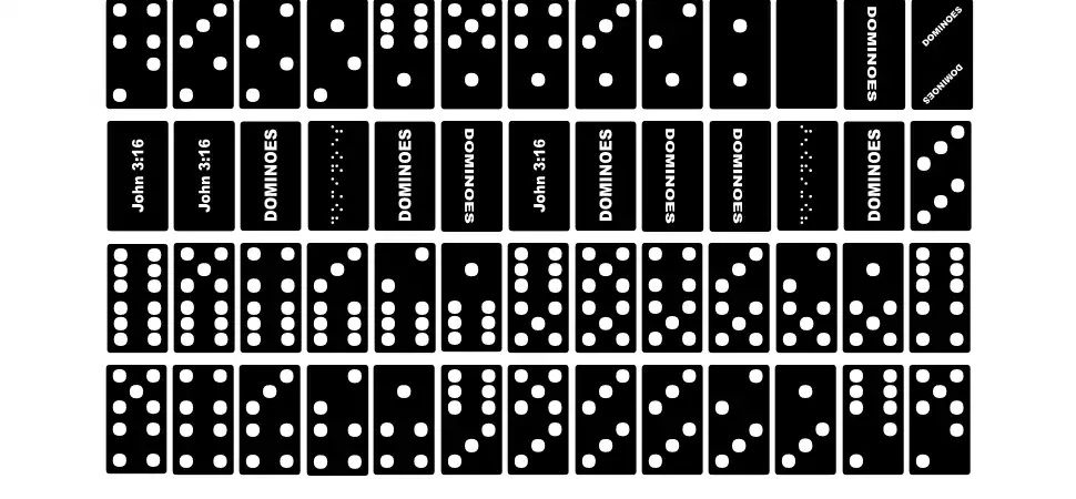 FE Dominoes Specimen FE Dominoesfont specimens