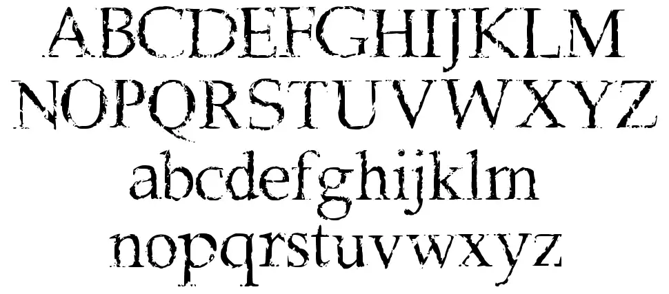 Frank Black Specimen Frank Blackfont specimens