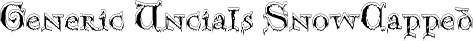 Generic Uncials SnowCapped