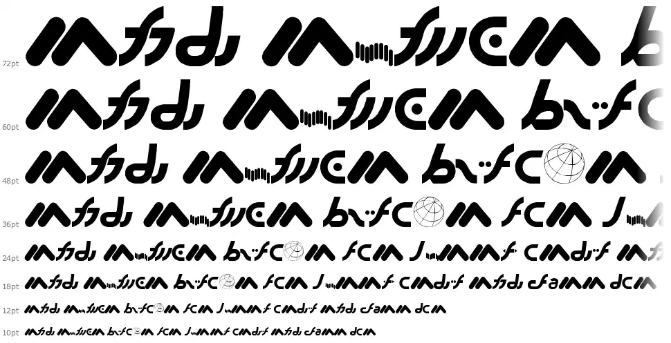 MacroMX Waterfall MacroMXfont waterfall