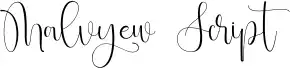 Malvyew Script