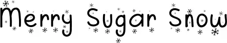 Merry Sugar Snow
