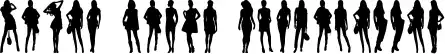 Model Woman Silhouettes
