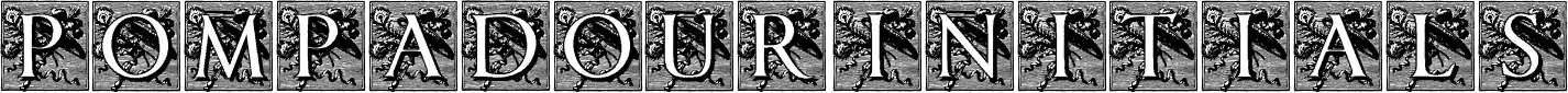 Pompadour Initials