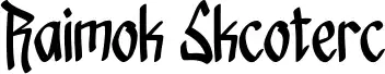 Raimok Skcoterc