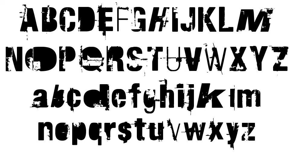 RvD Traktorfahrer Specimen RvD Traktorfahrerfont specimens