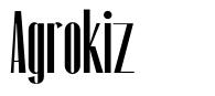 Agrokiz 字形