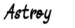 Astroy font