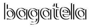 Bagatela font