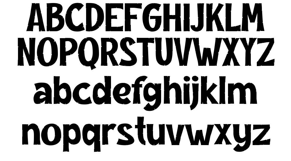 BAMBULO font specimens