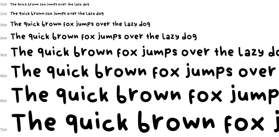 Bandeng Presto font Waterfall