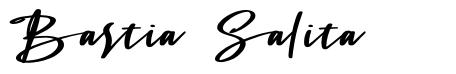 Bastia Salita schriftart