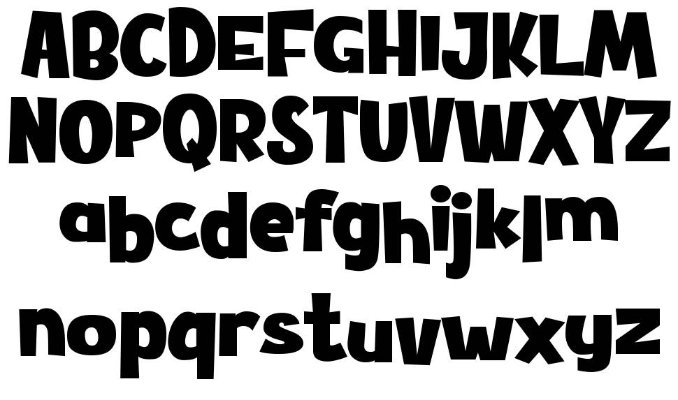 Beachwave font Örnekler