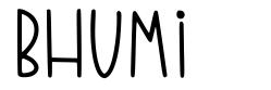 Bhumi font