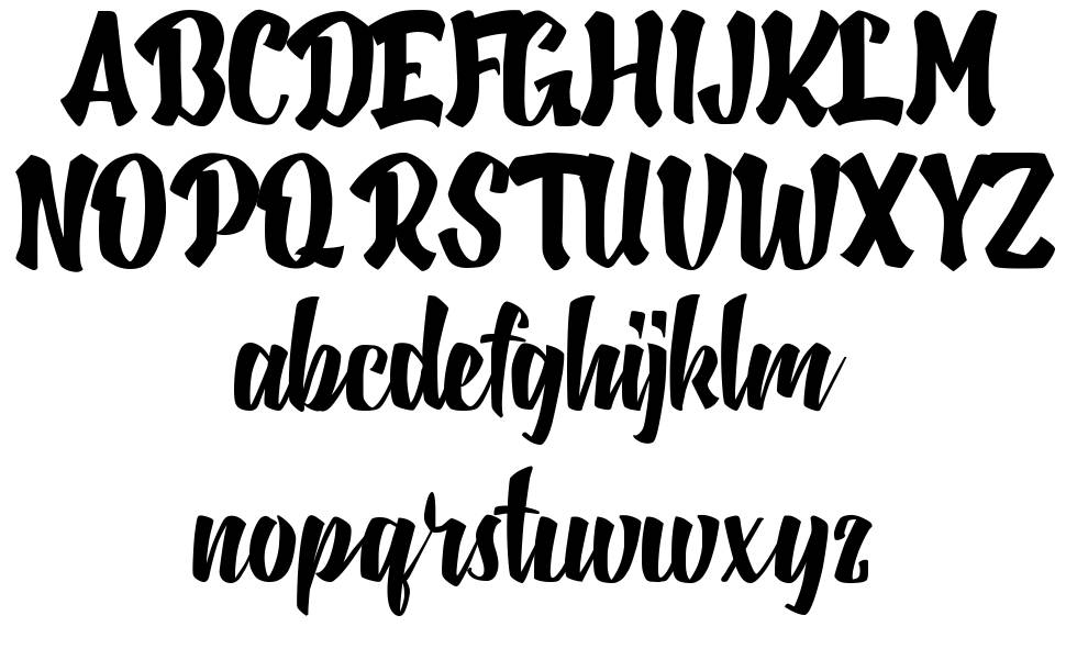 Black Jacky font by !bey Design | FontRiver