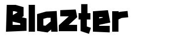 Blazter font