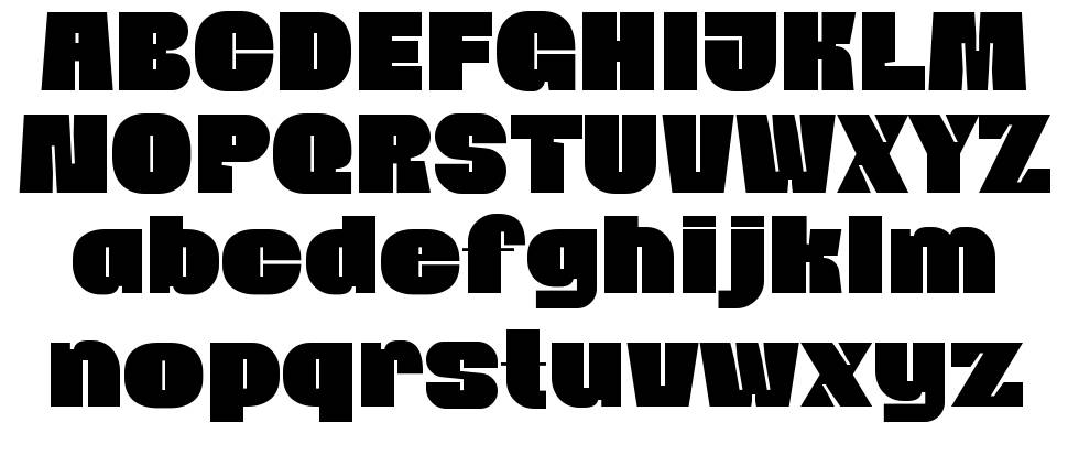 BONAFIDE font specimens