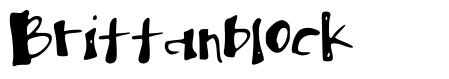 Brittanblock font