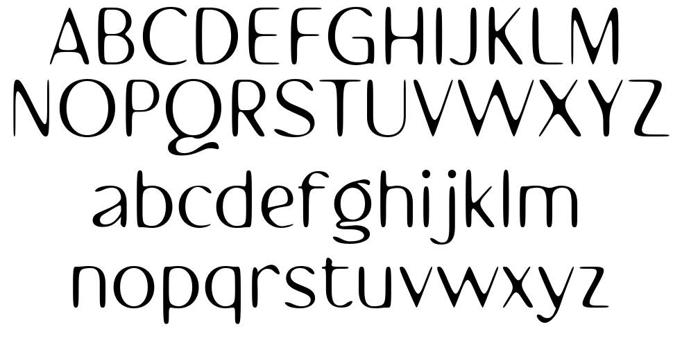 Brogsway font specimens