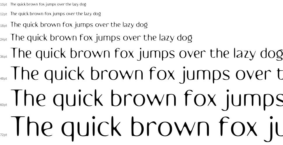 Brogsway font Waterfall