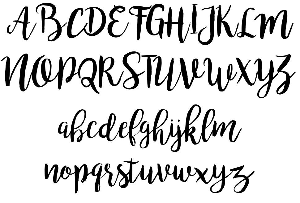 free font bromello with glyphs