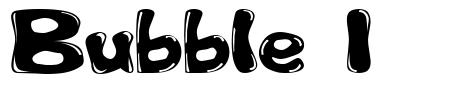 Bubble 1 font