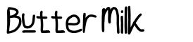 Butter Milk font