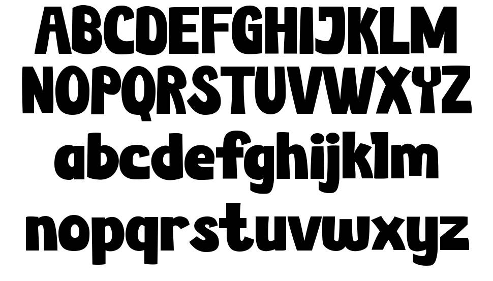 Cash Plank font specimens