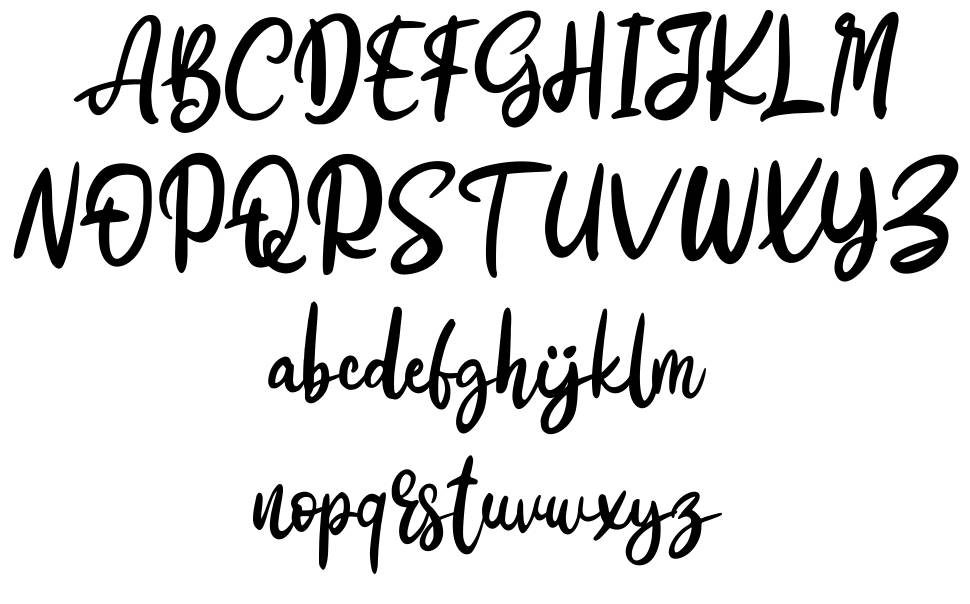 Cestroy schriftart vorschau