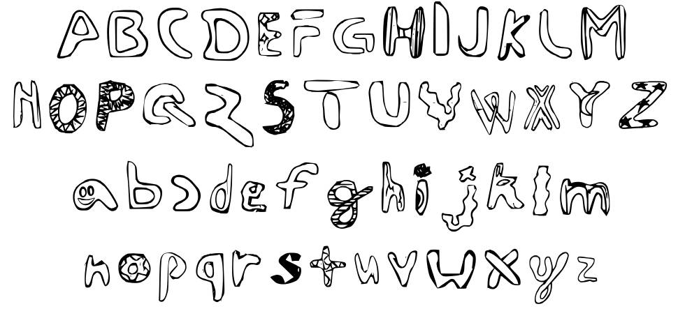 Chaotic font by Tatianna Kirkland - FontRiver