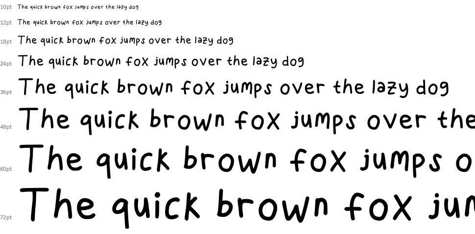 Chewriting font Waterfall