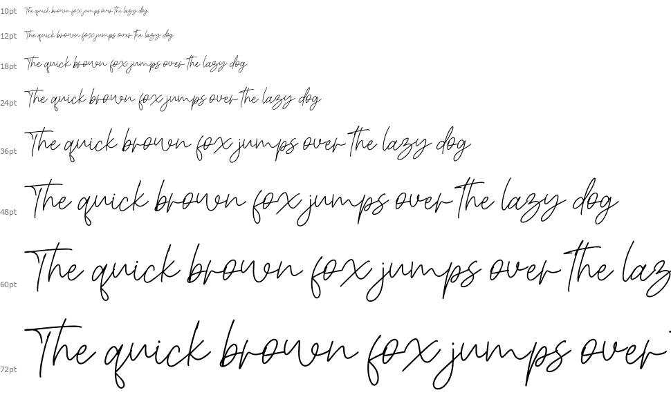 Christina Signature font Şelale