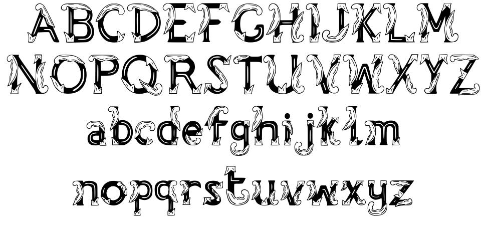 Cirebon font specimens