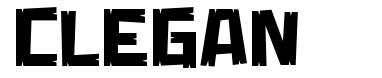 CLEGAN schriftart