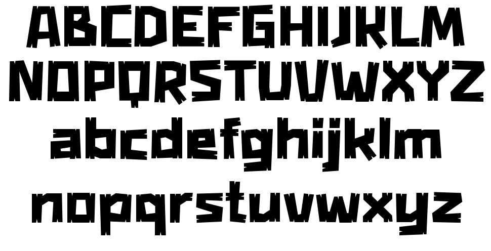 CLEGAN font specimens