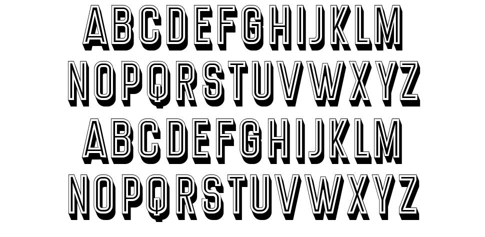 Diperas font specimens