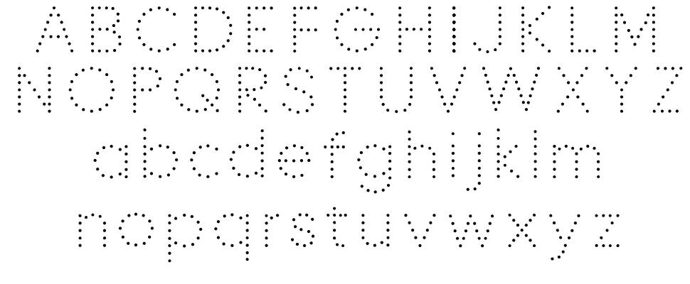 Dot Preschool Font By Beta Dine FontRiver