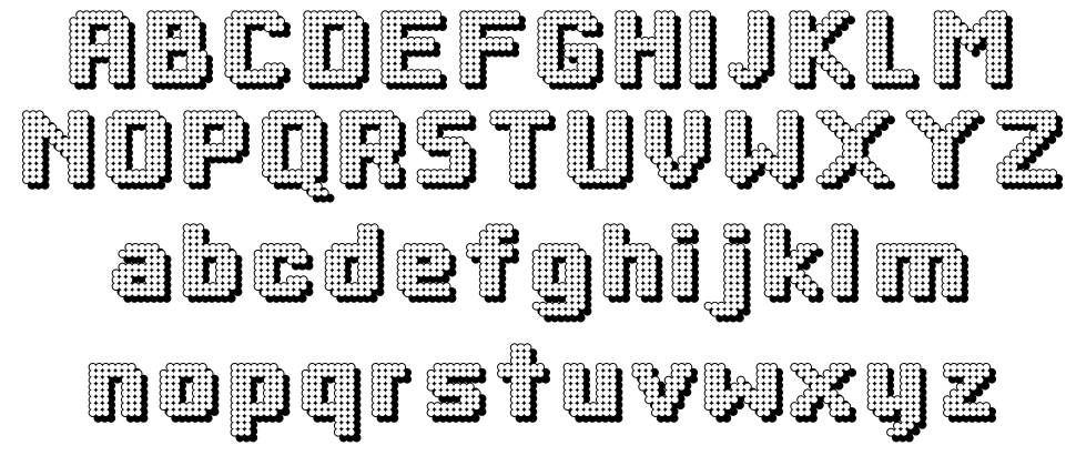 Dotty Shadow font by Manfred Klein - FontRiver