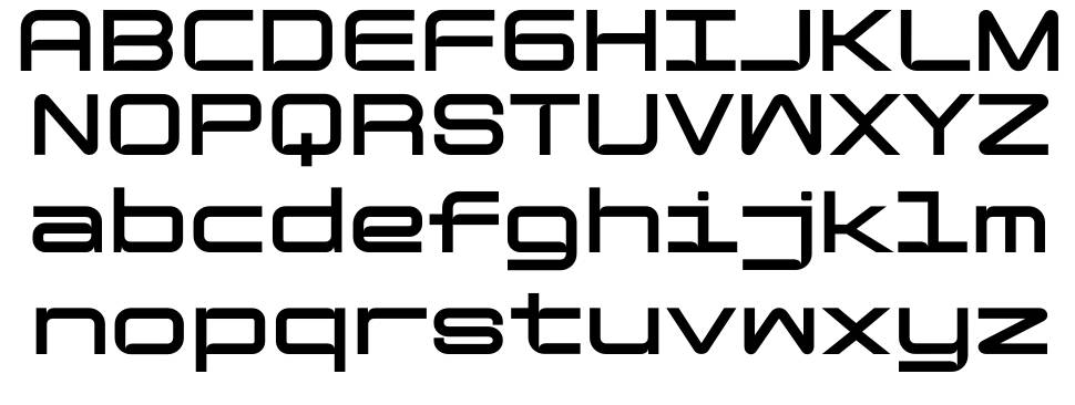 Enfonix font specimens