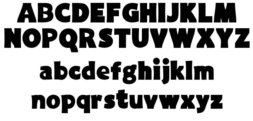Extra Fat font by Woodcutter - FontRiver