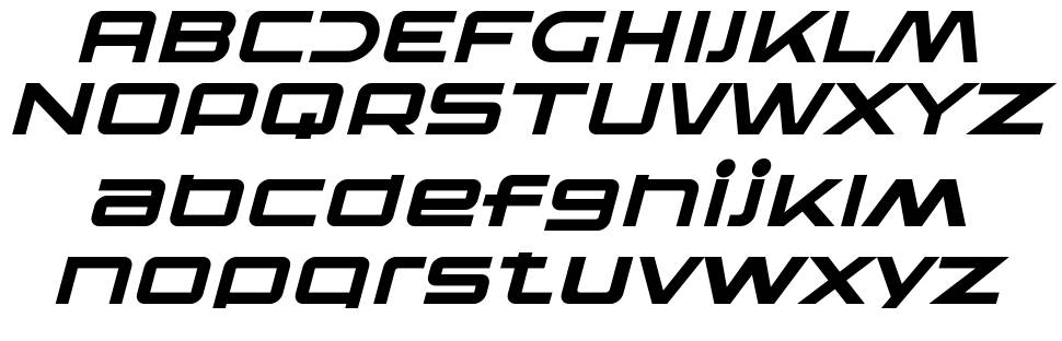 Fear Robot Italic font Örnekler