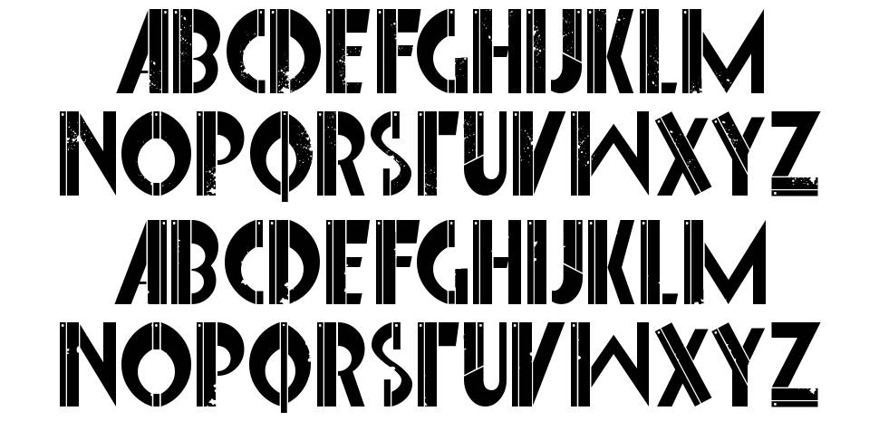 Font Interrupted Font By MuraKnockout Media Design FontRiver