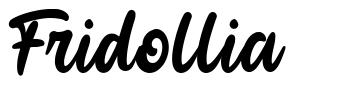 Fridollia font