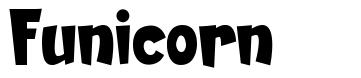 Funicorn font