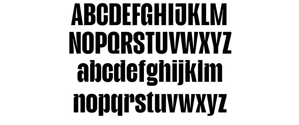 Genesize Grotesk fonte Espécimes